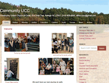 Tablet Screenshot of communityucc.org
